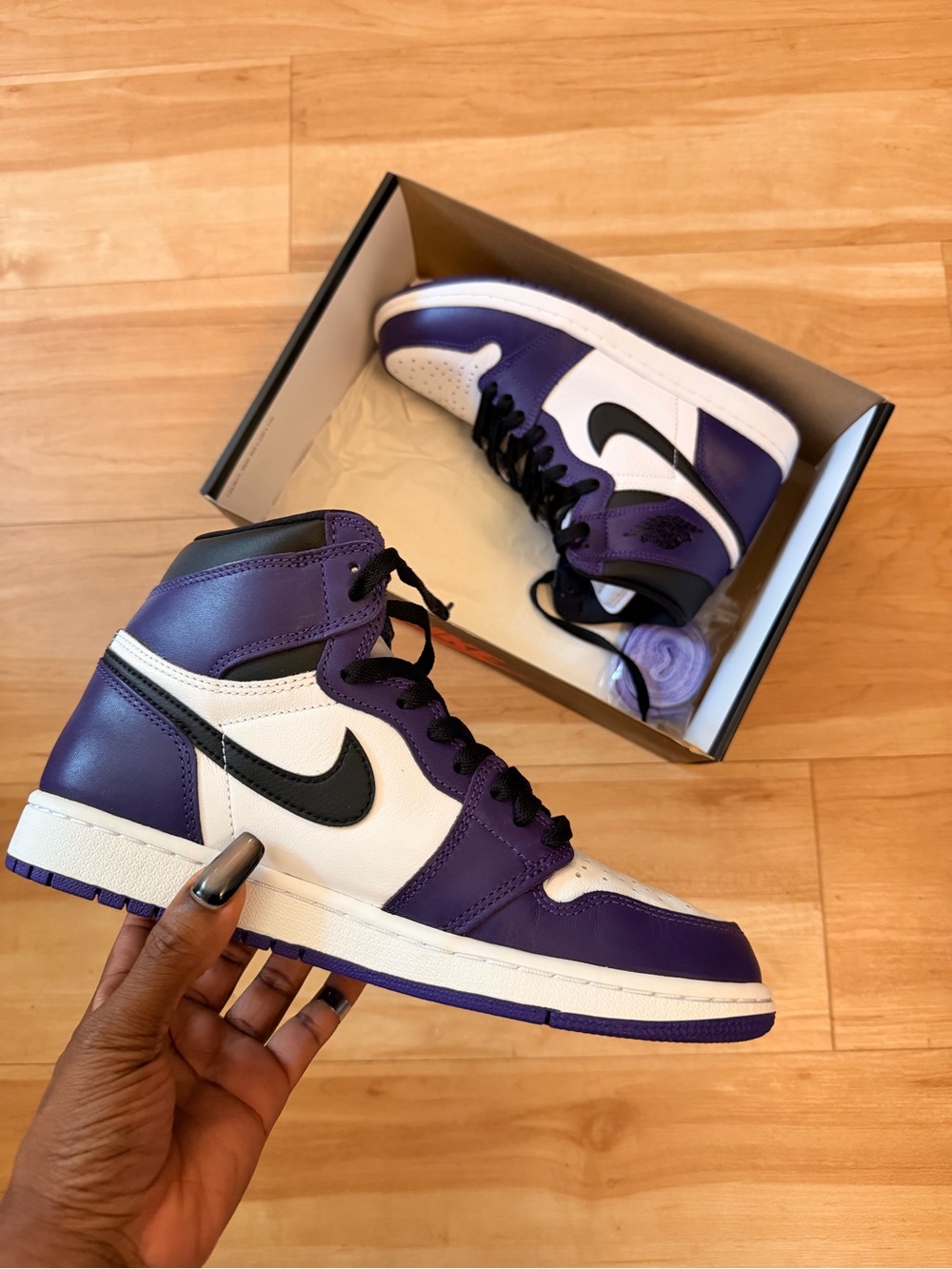 Nike Air Jordan 1 High Court Purple